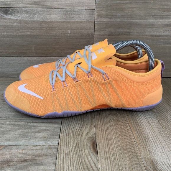Nike Shoes - Nike Shoes Women 8.5 Orange Free 1.0 Cross Bionic Running Minimalist